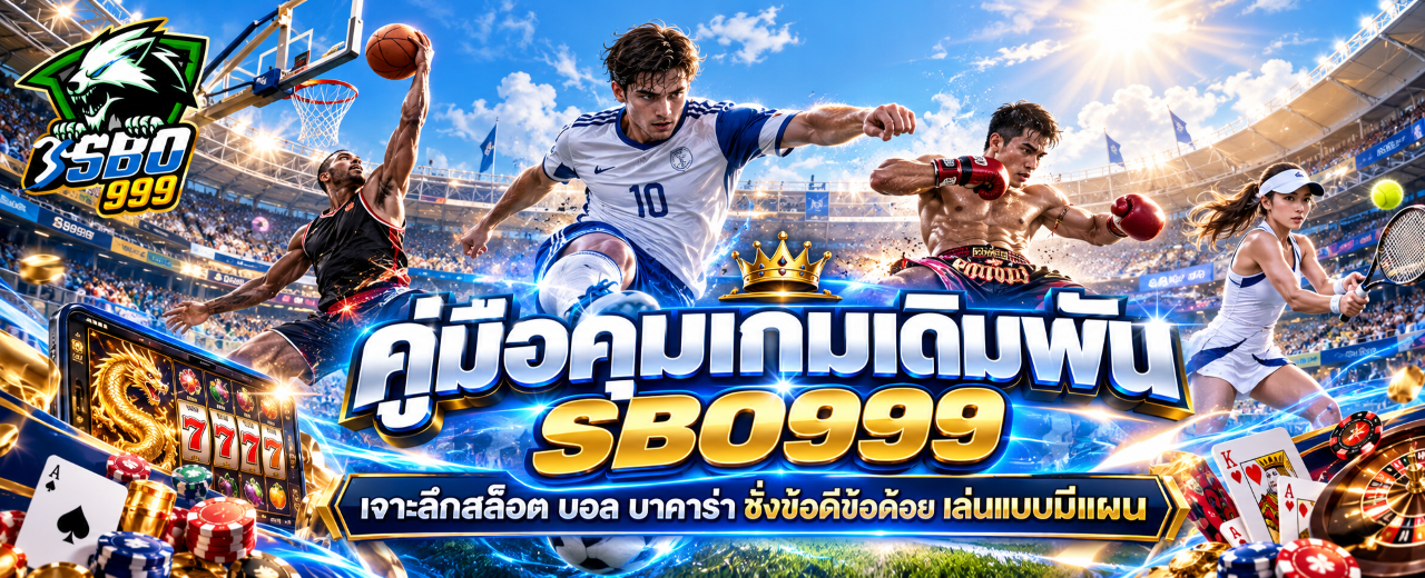 คู่มือคุมเกมเดิมพัน sbo999